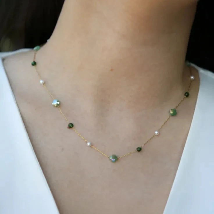 Collier double rang - L'élégance solaire par Maison Okami