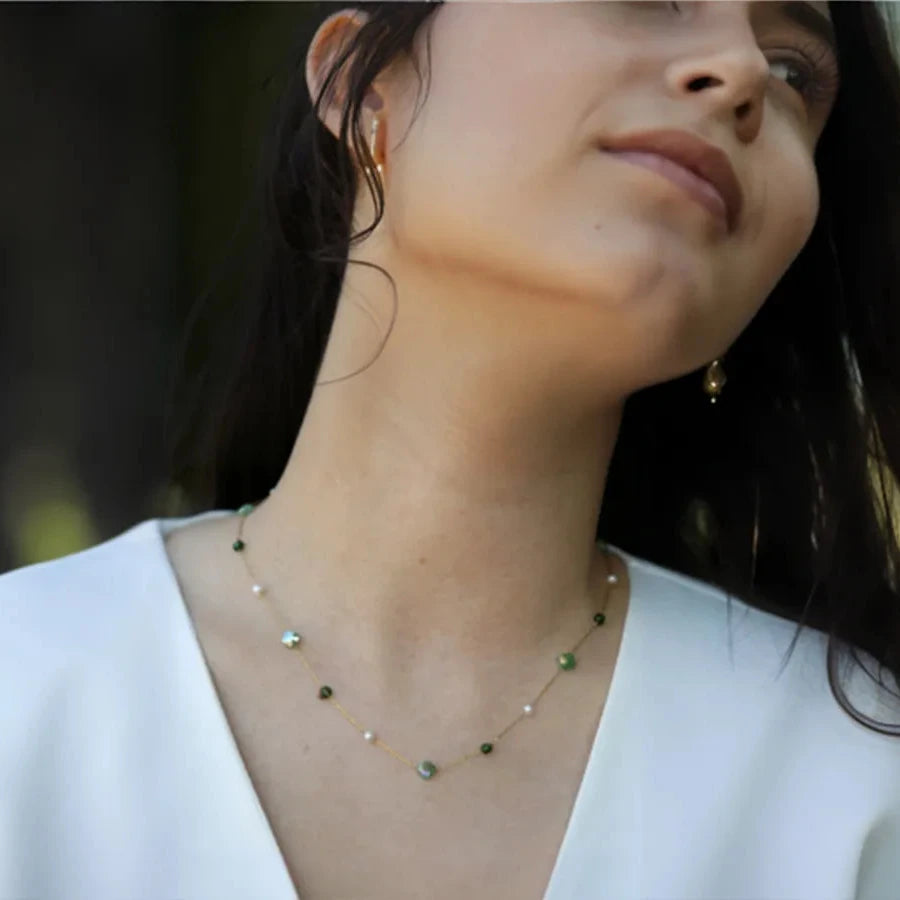 Collier double rang - L'élégance solaire par Maison Okami