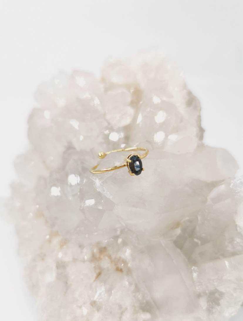 Bague Réglable Simple et Chic avec Zirconium